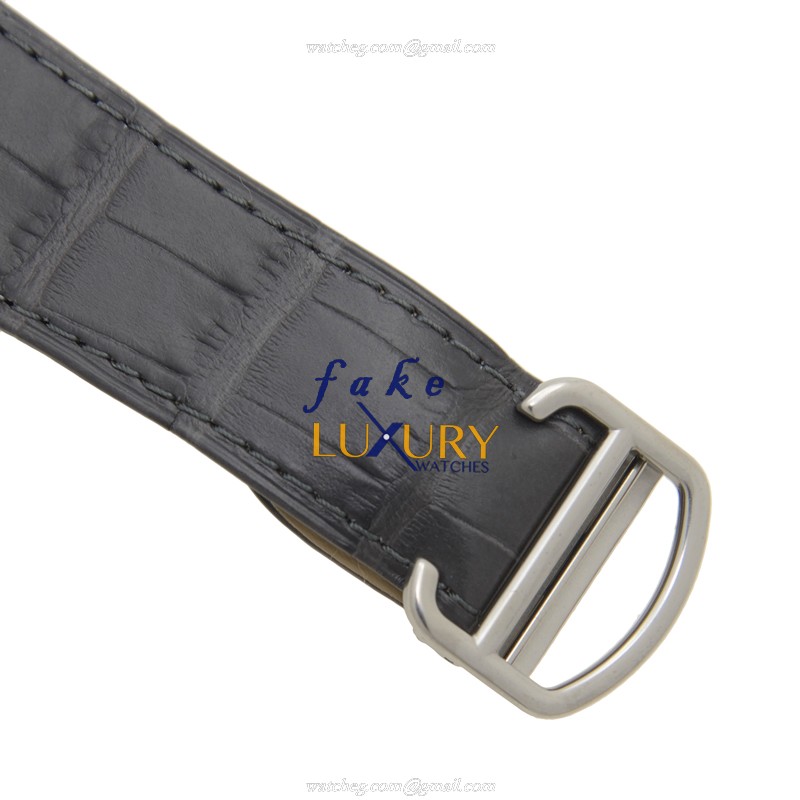 Cartier W5330008 TANK Automatic Gray Dial Alligator Strap | 15202ST.OO.1240ST.01 | Automatic - Image 4