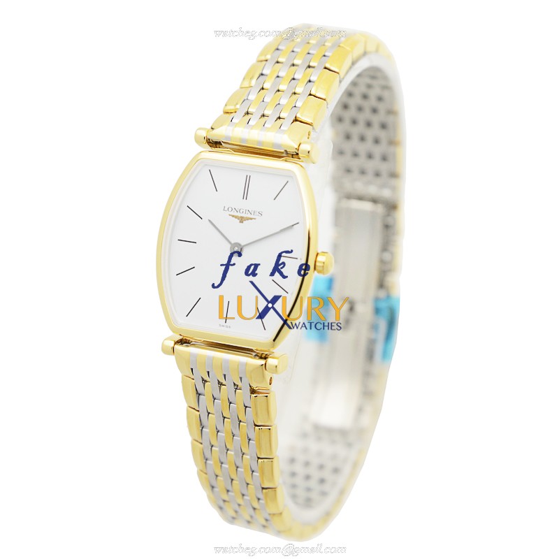Longines L4.205.2.12.7 La Grande Replica Watch, Quartz Movement, White Dial, PVD Gold Case - Image 3