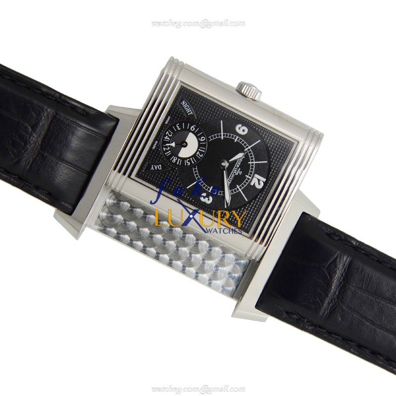 Jaeger-Lecoultre Q3748421 REVERSO Manual Wind - Stainless Steel Case - Silver Dial - Alligator - Image 5