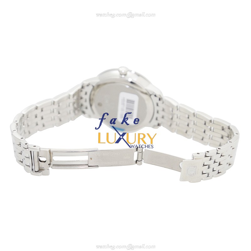 Omega 424.10.33.20.05.001 DE VILLE Automatic Stainless Steel Watch, White Dial, Silver Strap - Image 5
