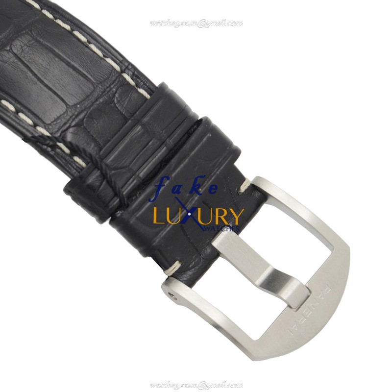 Panerai PAM00392 LUMINOR Automatic | Steel | Black Dial | Alligator Strap | Replica Watch - Image 4