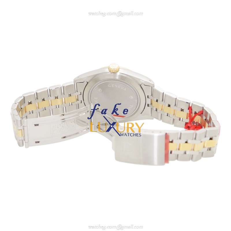 Tudor 76213-62483-10DI-CHCL Automatic 18kt Gold & Steel Replica Watch, Silver Dial - Image 5