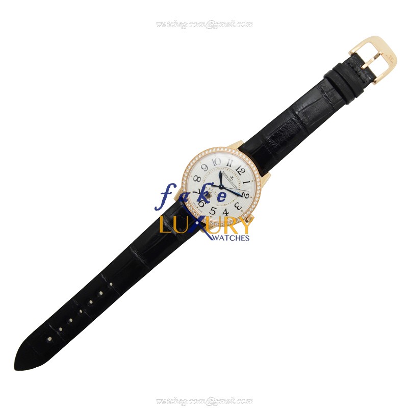 Jaeger-Lecoultre Q3442520 RENDEZ VOUS 18kt Rose Gold Diamond Replica Watch Automatic 34mm Silver - Image 2