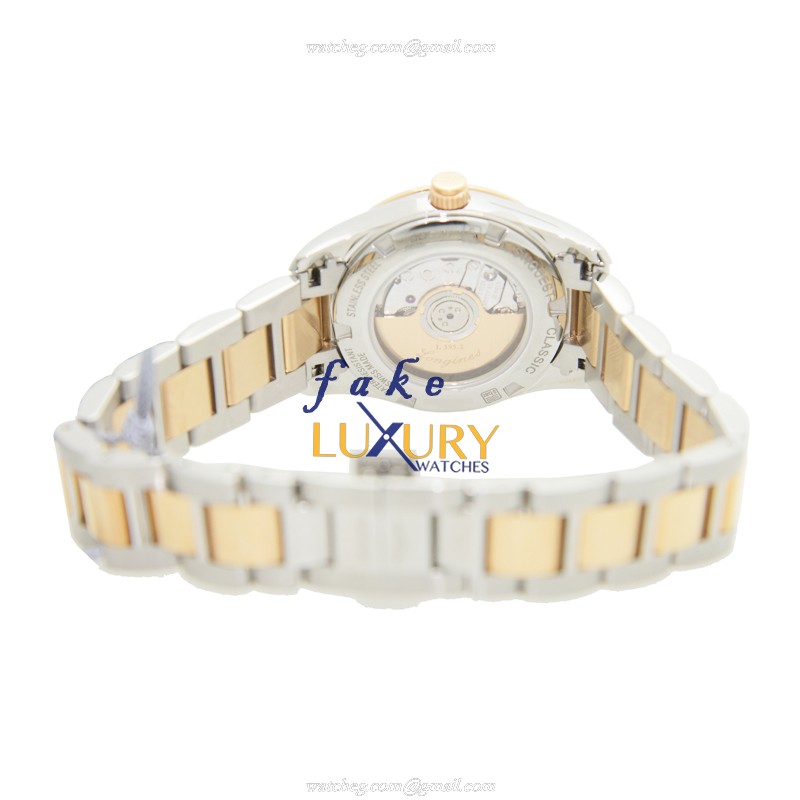 Longines L2.285.5.87.7 Conquest Classic Replica Watch, Automatic, White Mother of Pearl Dial, 18kt - Image 4