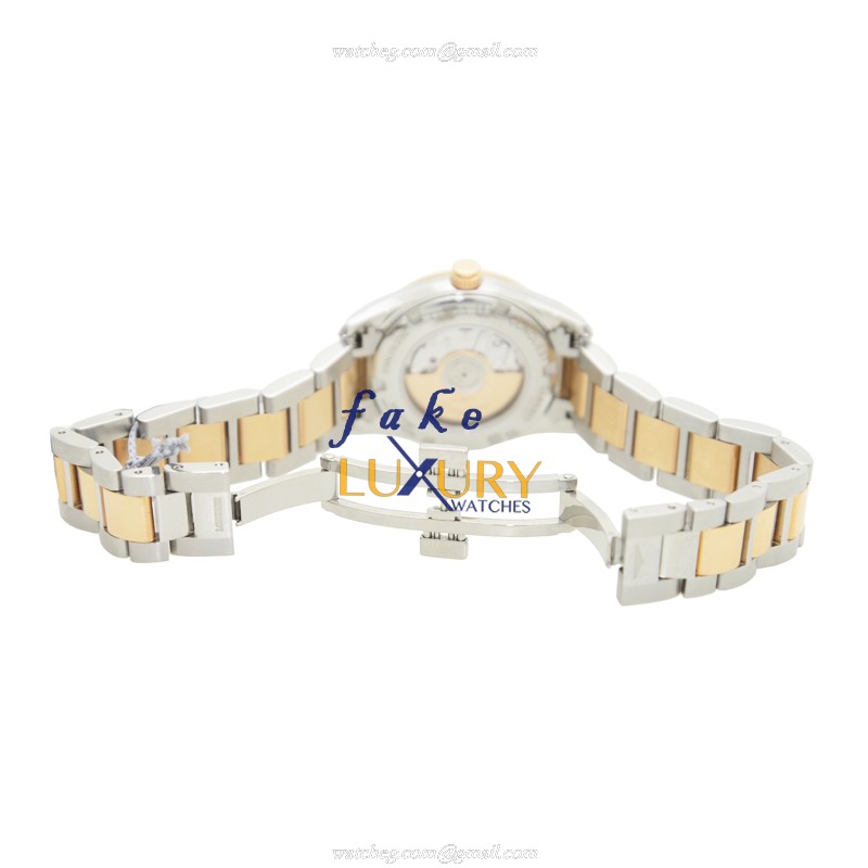 Longines L2.285.5.87.7 Conquest Classic Replica Watch, Automatic, White Mother of Pearl Dial, 18kt - Image 5