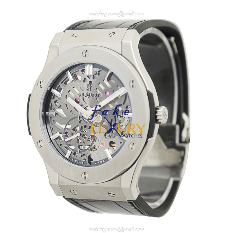 Hublot Classic Fusion 515.NX.0170.LR Replica Watch Manual Wind Titanium Case Silver Dial - Image 3