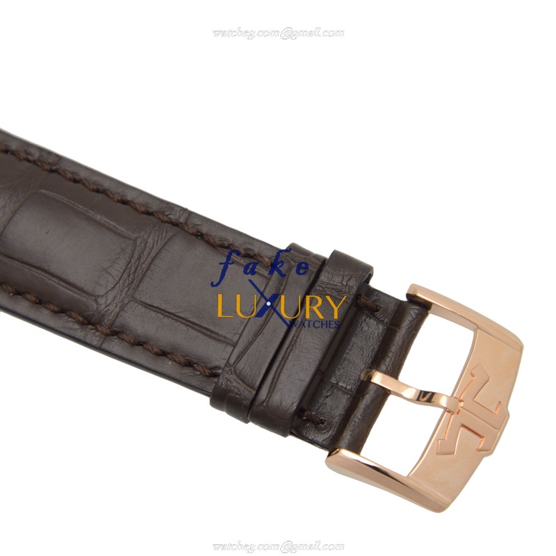 Jaeger-Lecoultre Q6062520 DUOMETRE 18kt Rose Gold Manual Wind - Silver Dial Replica Watch - Image 4