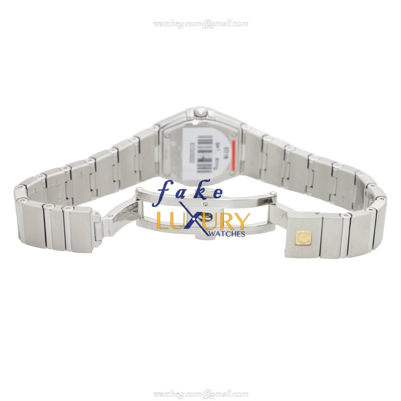 Omega 123.15.24.60.05.003 Constellation Quartz White Dial Stainless Steel Diamond Replica Watch - Image 5