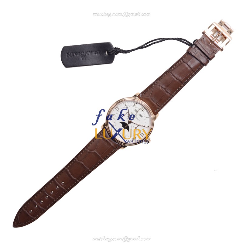 Blancpain 6685-3642-55B Villeret Replica Watch - Automatic - 18kt Rose Gold - Silvery Dial - Image 2