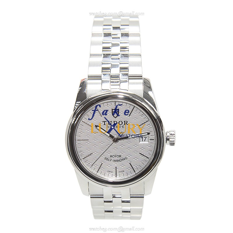 Tudor 55000-68050-SVCL GLAMOUR DATE Stainless Steel Automatic Replica Watch, Silver Dial, Sapphire - Image 2