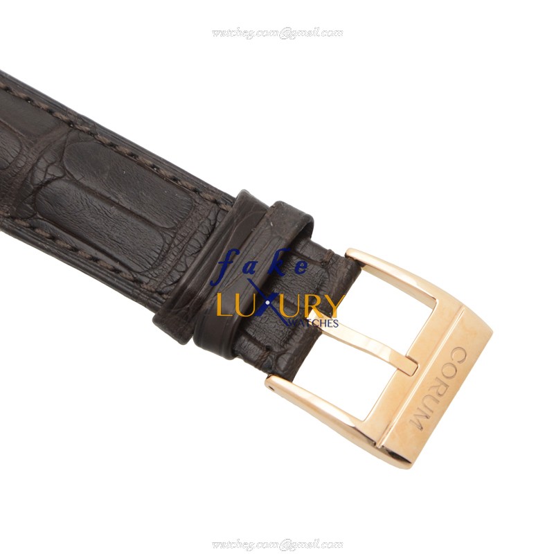 Corum BRIDGE 113.160.55/0002 0000 | 18kt Rose Gold | Manual Wind | Transparent Skull | Replica Watch - Image 4