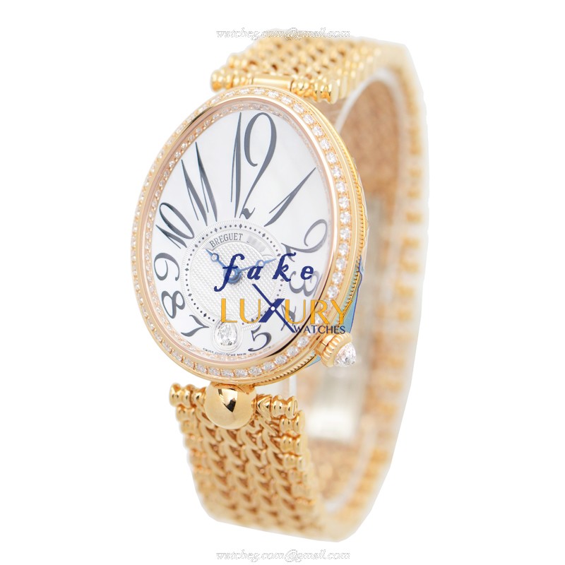 Breguet Reine de Naples 8918BR/58/J20/D000 Replica Watch, Automatic, Silver Mother of Pearl Dial - Image 3