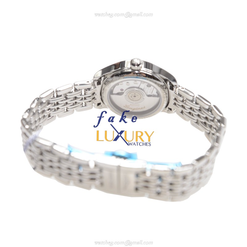 Longines L4.360.4.72.6 Luxury Replica Watch, Swiss Automatic, Stainless Steel Case, Silver Dial & - Image 4