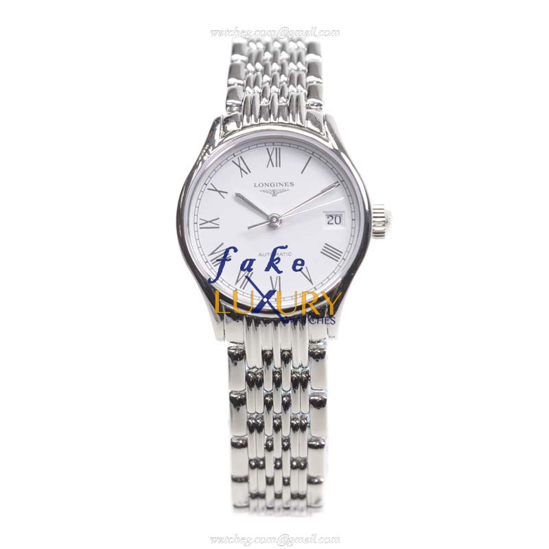 Longines Lyre L4.360.4.11.6 Automatic Stainless Steel White Dial 26mm Replica Watch - Image 2