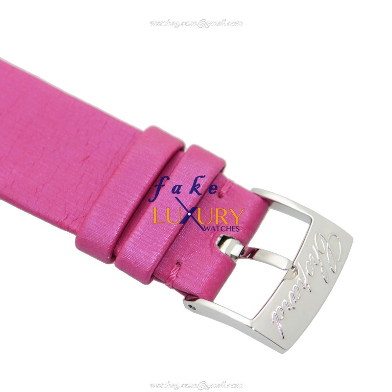 Chopard 278475-3030 Happy Sport Quartz Stainless Steel Replica Watch, Pink Dial, Swiss Clone - Image 4