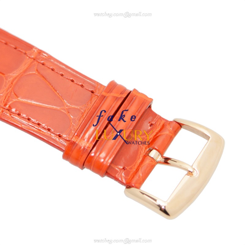 Franck Muller 6002 M B QZ COL DRM R 5N Replica Watch Quartz Movement 18kt Rose Gold Case Silver - Image 4