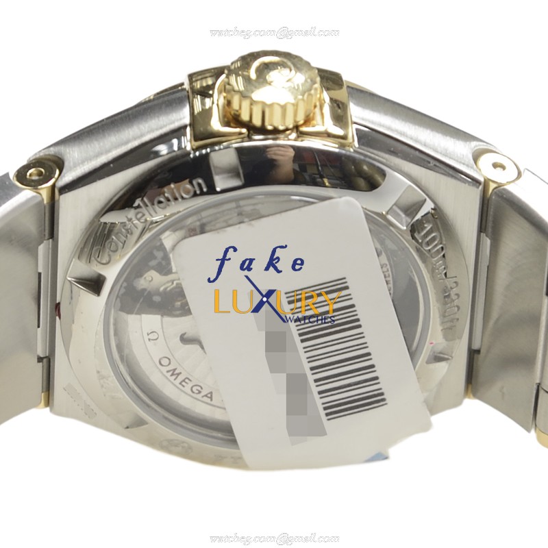Omega 123.25.27.20.58.001 Constellation Replica Watch, 27mm, Automatic, Gold Diamond Steel Case - Image 4