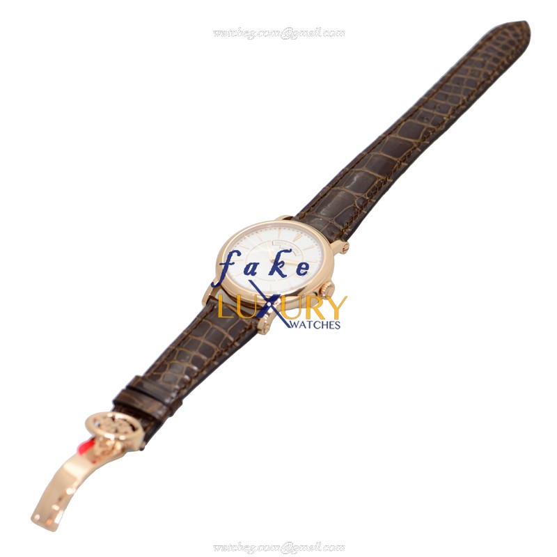 Patek Philippe 5153R-001 Calatrava Replica Watch, Automatic Movement, 18kt Rose Gold Case, Silver - Image 2