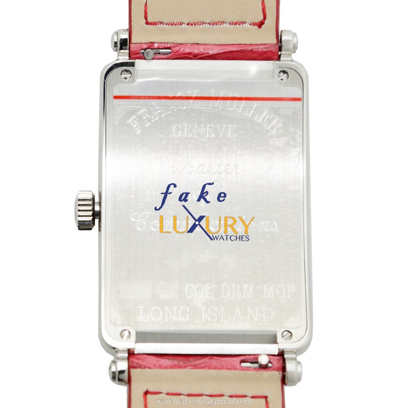 Franck Muller 1002 QZ COL DRM MOP AC Long Island Quartz Steel Silver Dial Replica Watch - Image 3