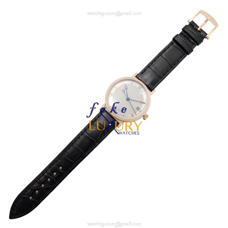 Breguet 9068BR/12/976/DD00 Classic Automatic 18kt Rose Gold Silver Dial Replica Watch - Image 2