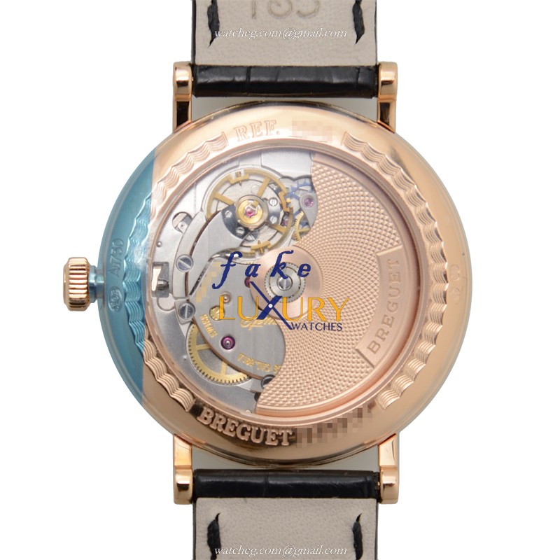 Breguet 9068BR/12/976/DD00 Classic Automatic 18kt Rose Gold Silver Dial Replica Watch - Image 3