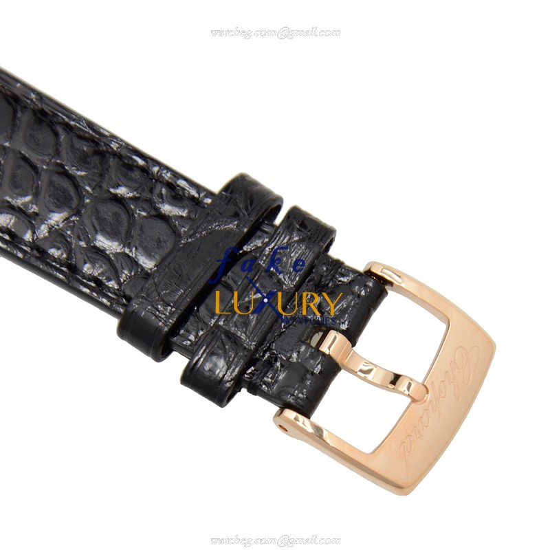 Chopard 274808-5003 Happy Sport Automatic 18kt Rose Gold & Diamonds - Replica Watch - 36mm Silver - Image 4