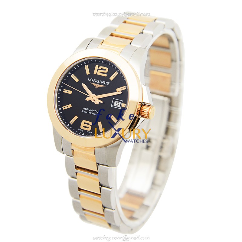 Longines L3.276.5.56.7 Automatic 18kt Rose Gold & Steel Case Replica Watch - Image 3