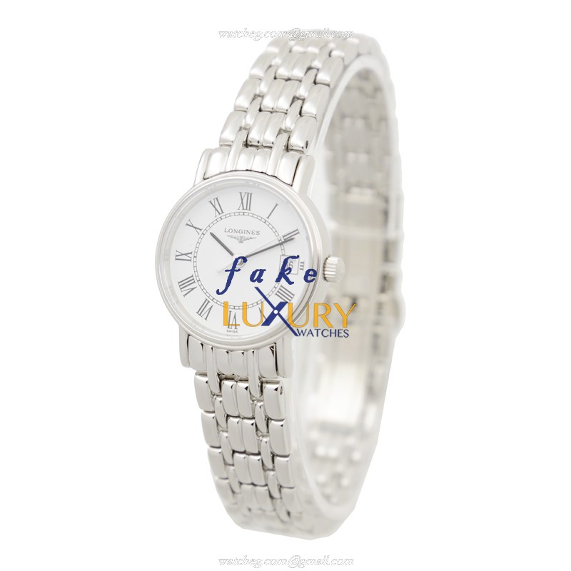 Longines L4.220.4.11.6 PRESENCE Quartz White Dial Silver Stainless Steel Replica Watch - Image 3