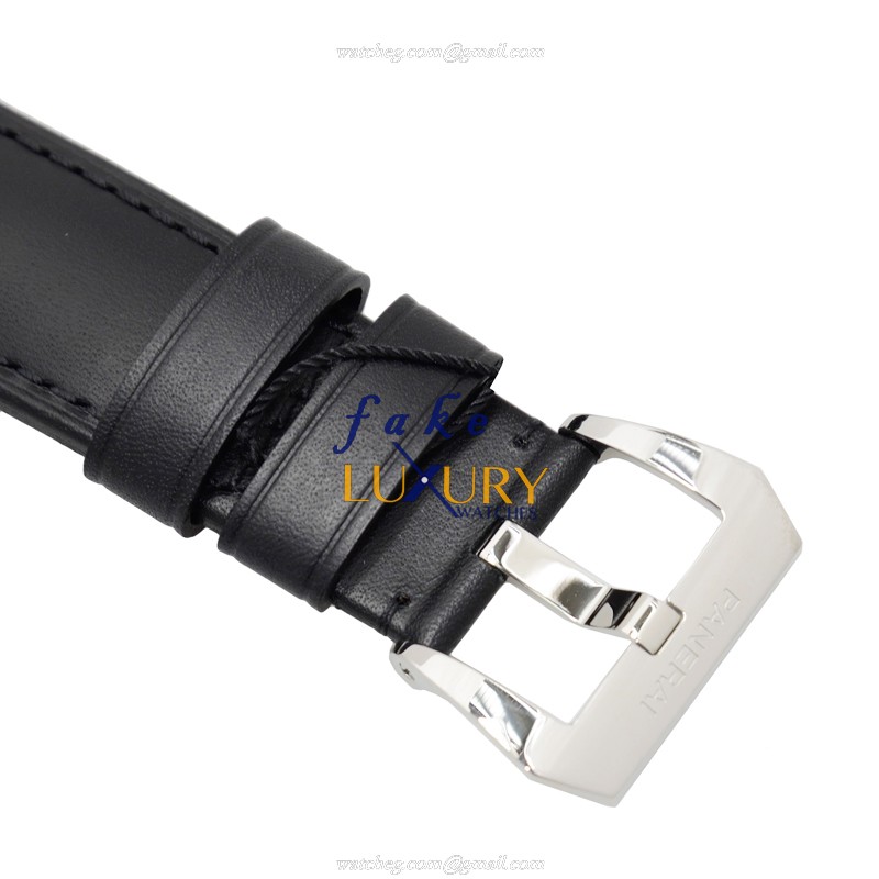Panerai PAM00561 LUMINOR Manual Wind SS White Dial Replica Watch - Image 4