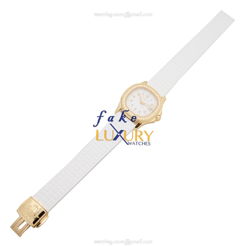 Patek Philippe 5068R-010 Aquanaut Automatic 18kt Rose Gold White Dial Replica Watch - Image 2