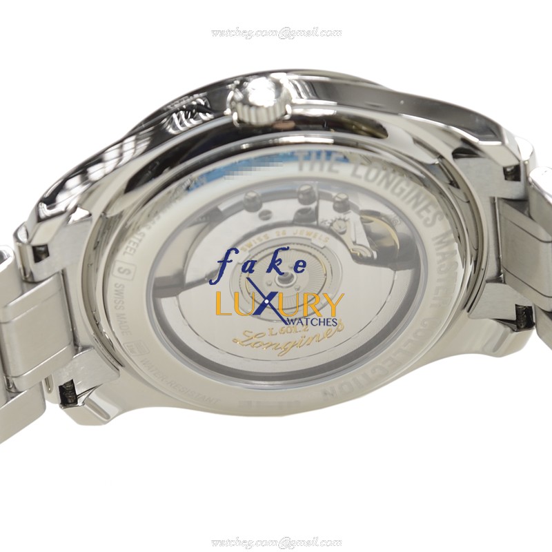 Longines Master L2.676.4.78.6 Automatic Stainless Steel Silver Dial Replica Watch - Image 4