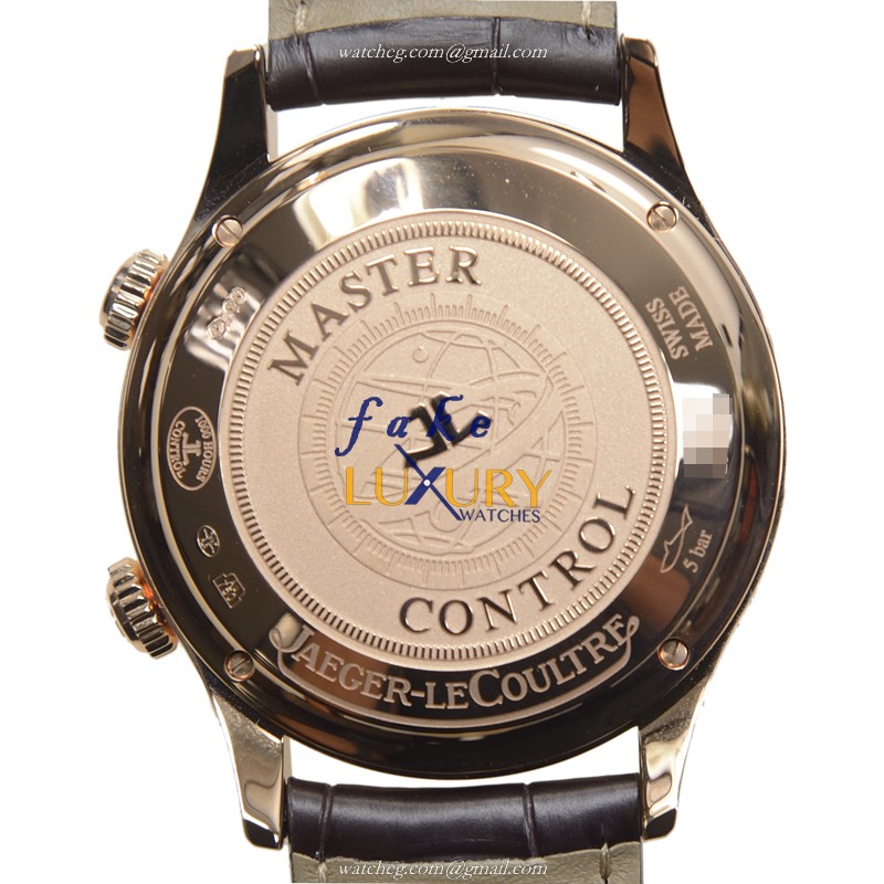 - Q1412530 - Jaeger-Lecoultre MASTER ULTRA THIN Auto 18kt Rose Gold Replica Watch - Silver Dial - Image 3