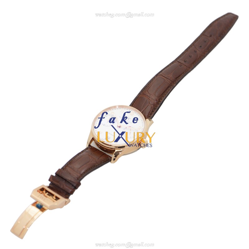 IWC IW500113 Portuguese Replica Watch, Silvery White Dial, 18kt Rose Gold Case, Automatic Movement - Image 2