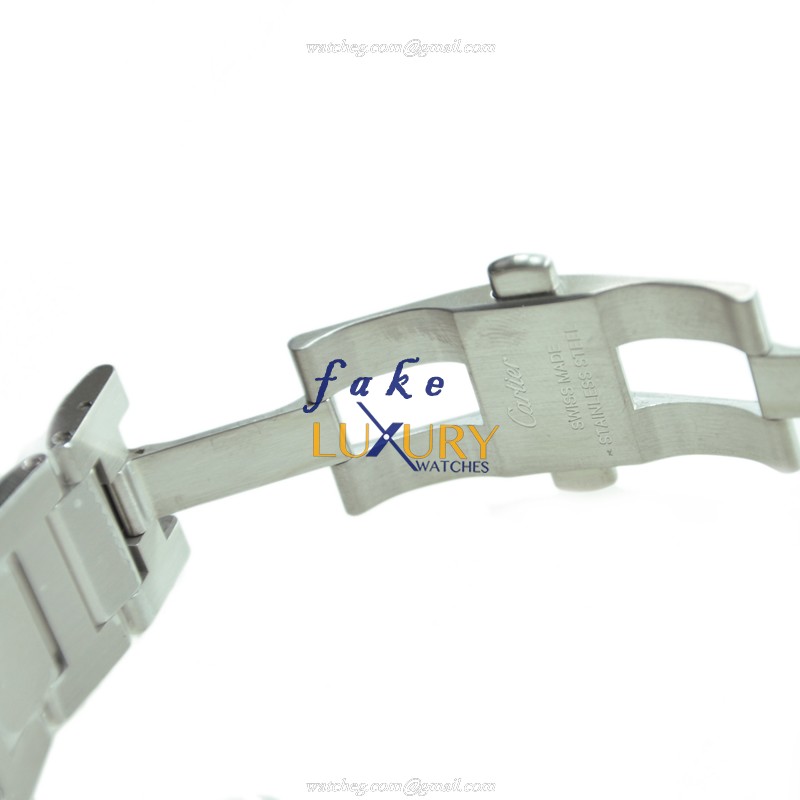 Cartier W6920025 BALLON BLEU Automatic Stainless Steel Replica Watch - Dark Grey Dial, Silver Strap - Image 5