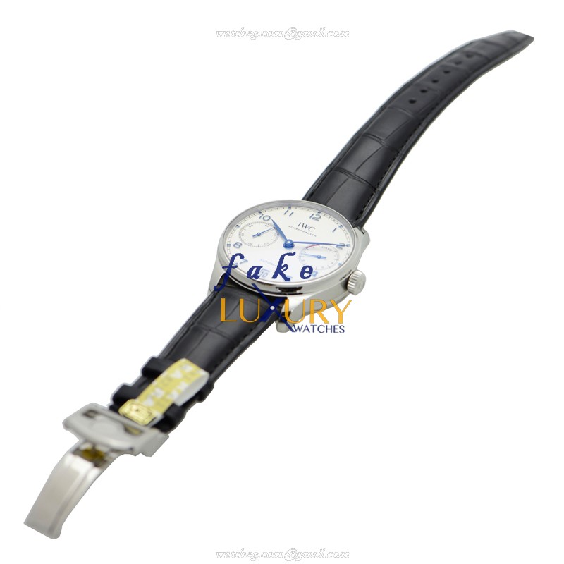 IWC Portuguese IW500705 Automatic Silver Dial Stainless Steel Replica Watch - Image 2