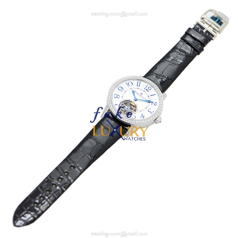 -REPLICA Q3413408 JAEGER-LECOUTRE RENDEZ VOUS Automatic White Mother of Pearl Black Alligator - Image 2