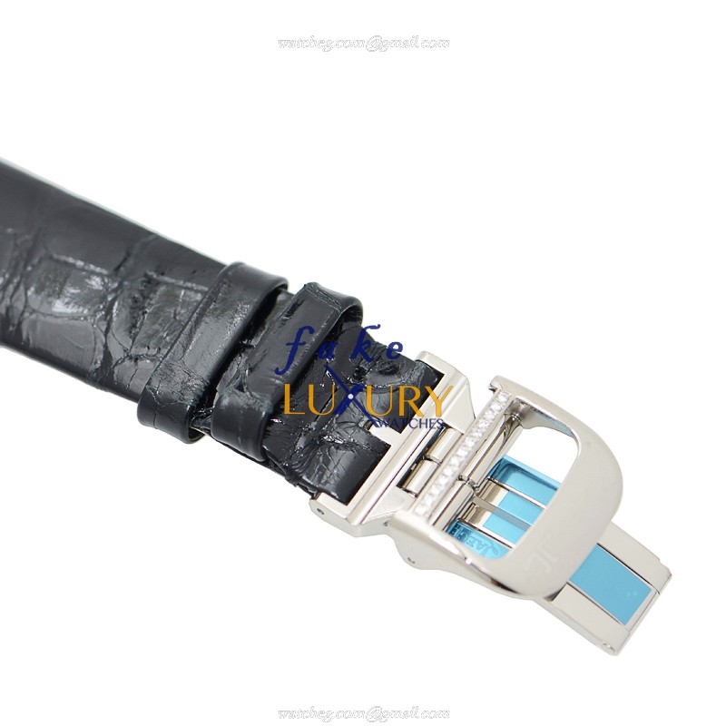 -REPLICA Q3413408 JAEGER-LECOUTRE RENDEZ VOUS Automatic White Mother of Pearl Black Alligator - Image 4