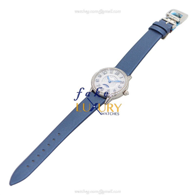 Jaeger-Lecoultre Q3463407 RENDEZ VOUS Automatic 18kt White Gold Diamond Replica Watch Silver Dial - Image 2