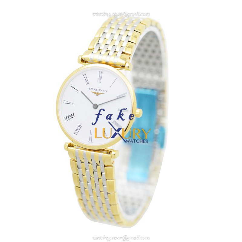 Longines La Grande L4.512.2.11.7 - Quartz - PVD Gold Case - White Dial - Replica Watch - Image 3