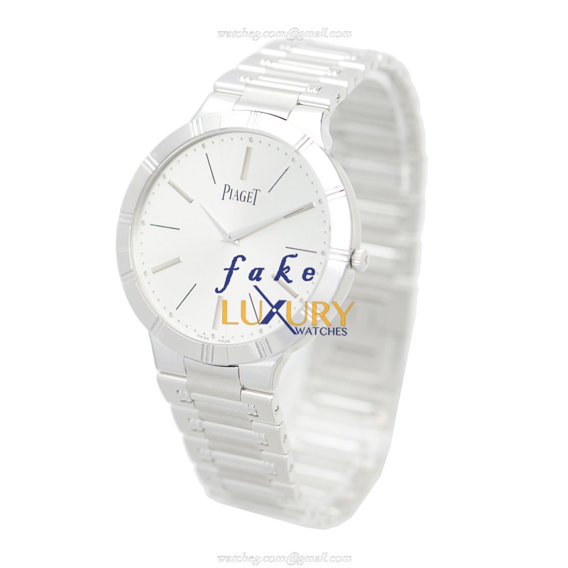 Piaget G0A31035 Dancer Manual Wind 18kt White Gold Silver Dial Replica Watch - Image 3
