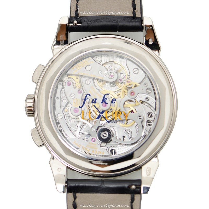 Patek Philippe 5270G-013 Grand Complications Manual Wind 18kt White Gold Silver Dial Replica Watch - Image 3