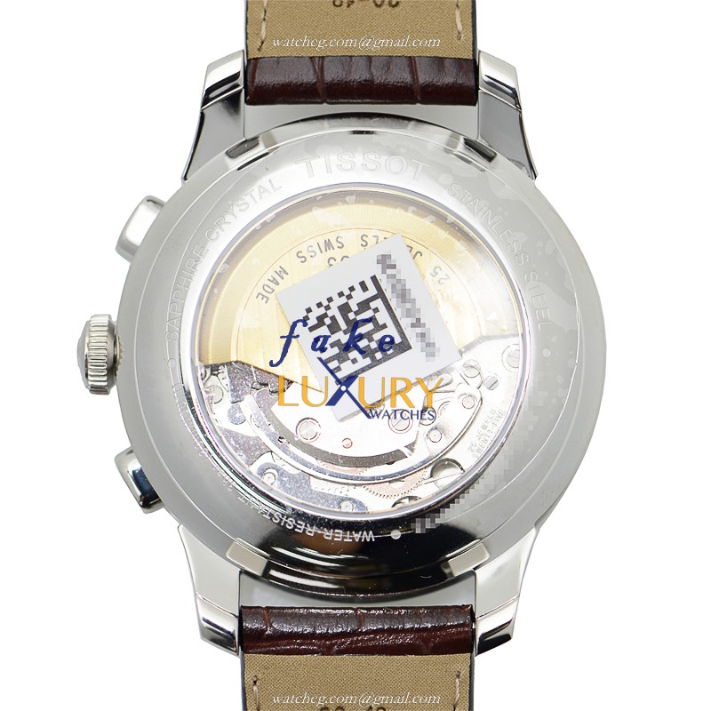 Tissot T-CLASSIC T41.1.317.31 Automatic Silvery White Dial Stainless Steel Replica Watch - Image 3