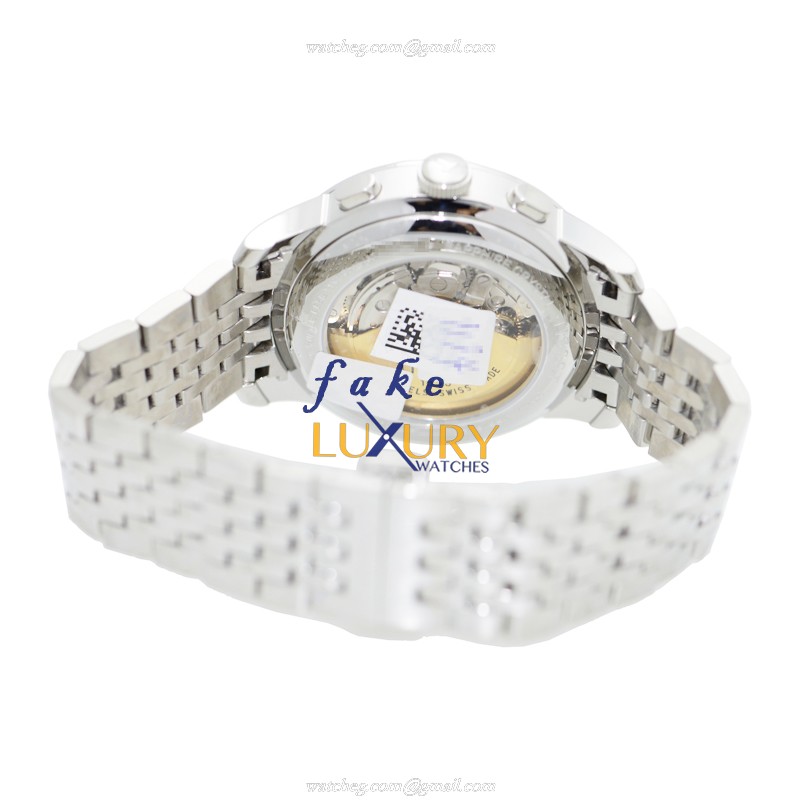 T41.1.387.51 - Tissot Le Locle Replica Watch - Automatic - Black Dial Silver Strap - Image 4