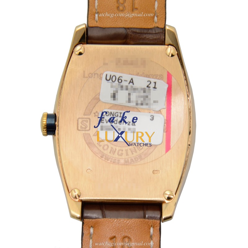 Longines L2.642.8.73.2 Evidenza Replica Watch, 18kt Rose Gold, Automatic, Silver Dial - Image 3