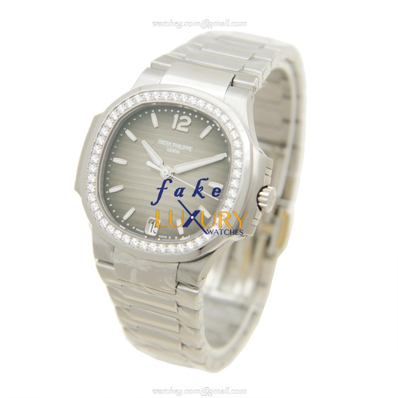 Patek Philippe 7018/1A-011 Nautilus Replica Watch - Gray Dial - Automatic - Stainless Steel - Image 3