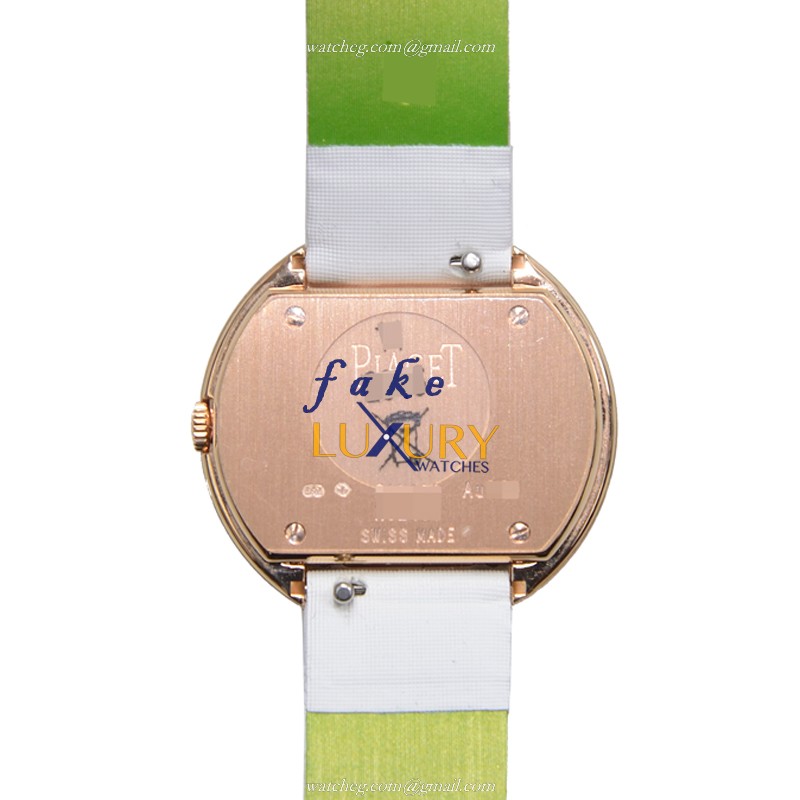 Piaget G0A35084 POSSESSION Replica Watch, 29mm, Quartz, Silver Dial, 18kt Rose Gold Case, White - Image 3