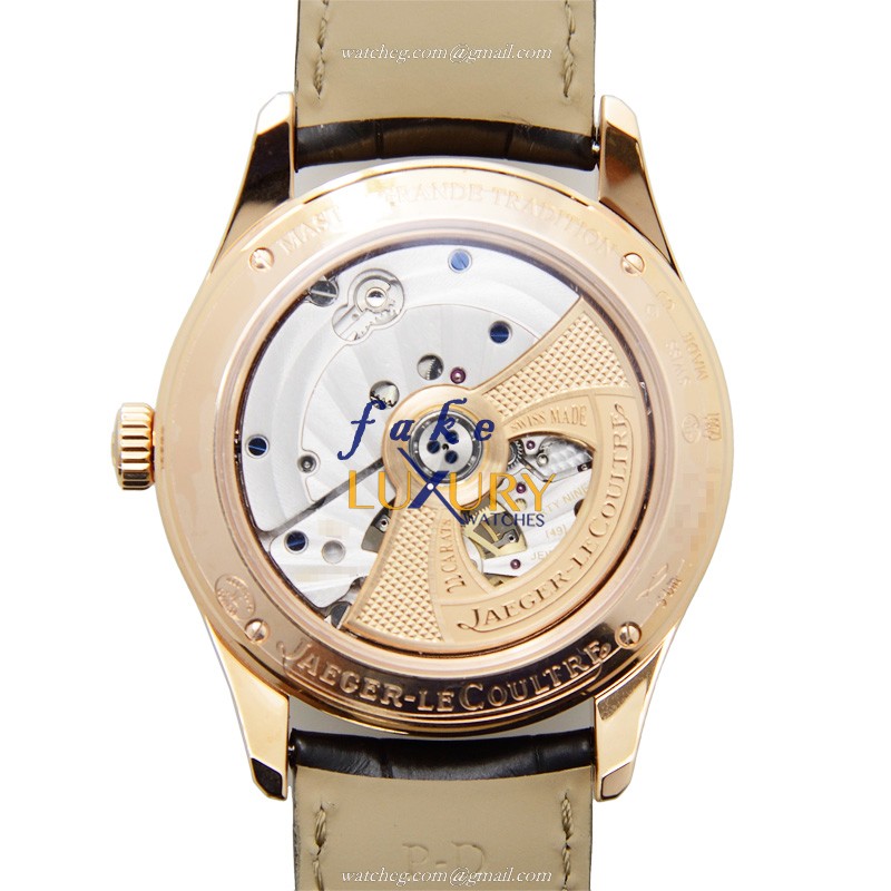 Jaeger-Lecoultre Q500242A MASTER ULTRA THIN Automatic Replica Watch - 42mm Silver Dial - Alligator - Image 3