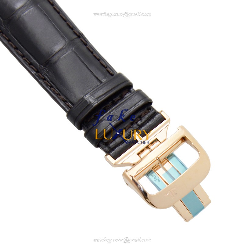 Jaeger-Lecoultre Q500242A MASTER ULTRA THIN Automatic Replica Watch - 42mm Silver Dial - Alligator - Image 4
