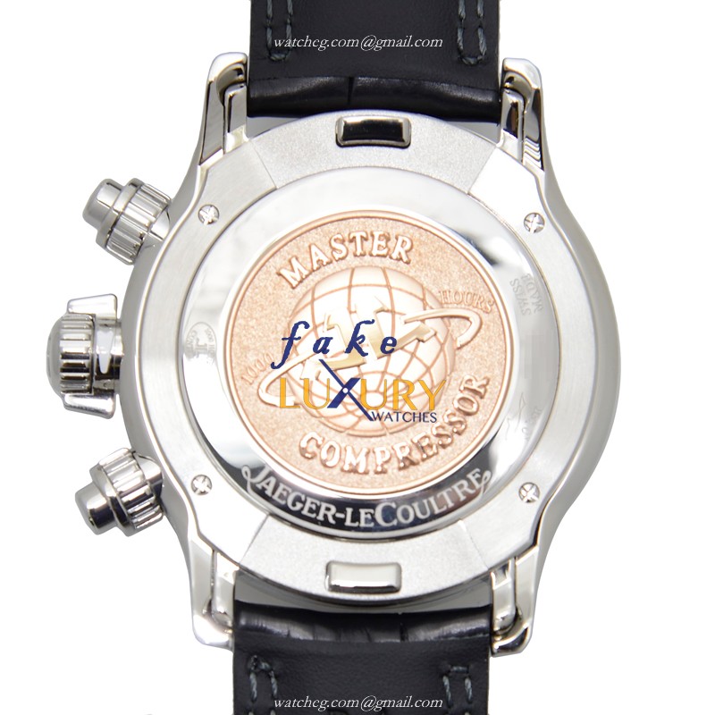 Jaeger-Lecoultre Q1758421 MASTER Ultra Thin Automatic Stainless Steel Black Dial Replica Watch - Image 3