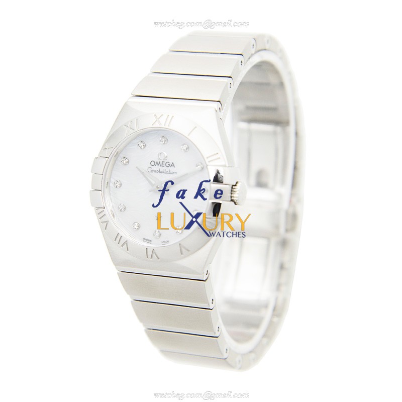 Omega 123.10.27.60.55.004 Constellation Quartz Steel Dial Replica Watch - Image 3